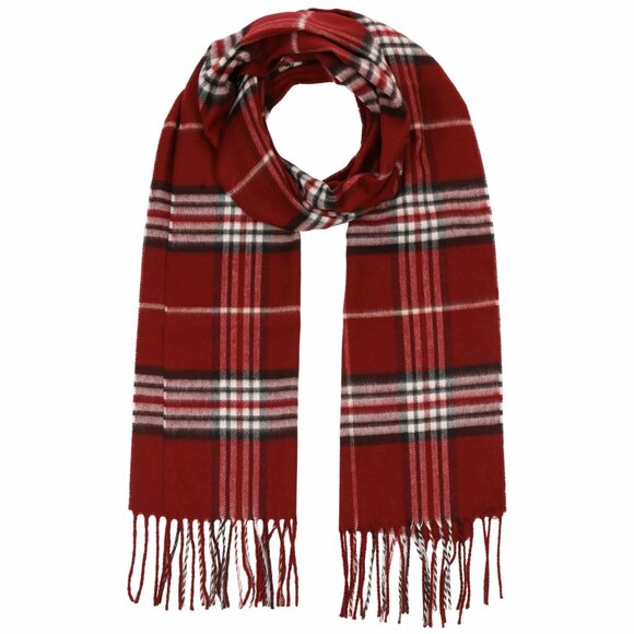 Burberry Classic Plaid Scarf Nova Red - Picture 1 of 3